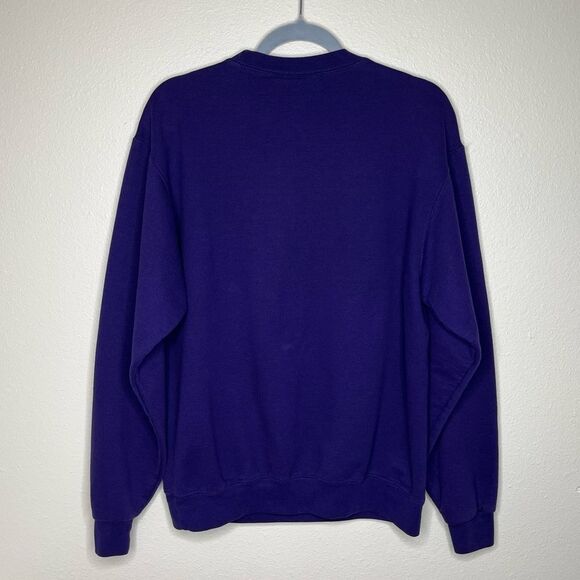 Vintage Champion University of Montevallo Purple Gold Sweatshirt Unisex Medium - Picture 5 of 10